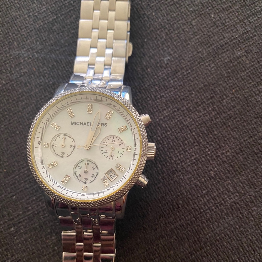 Silver Michael Kors watch